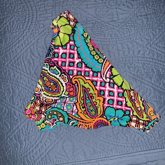 Trina Turk Hipster Bikini Bottom Multicolor Size 8 - Picture 5 of 6